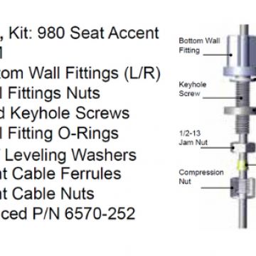 Kit: 980 Seat Accent Light Bottom